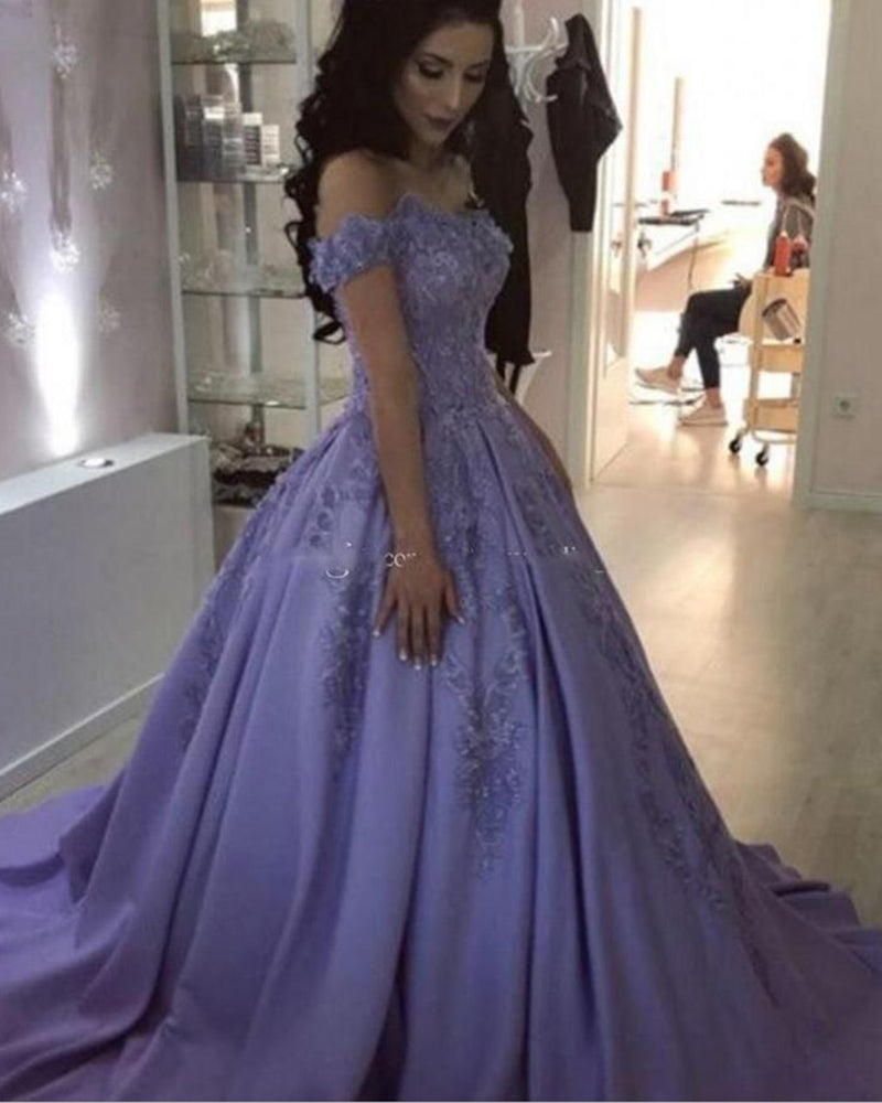 sweet 15 dresses purple
