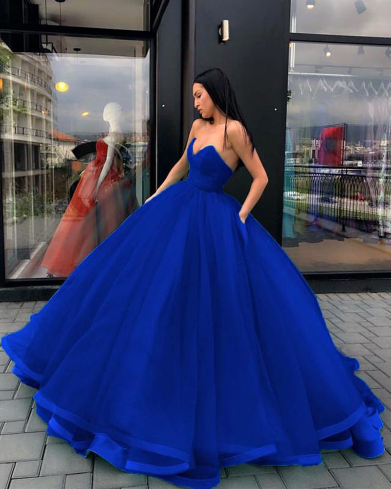 quinceanera royal blue