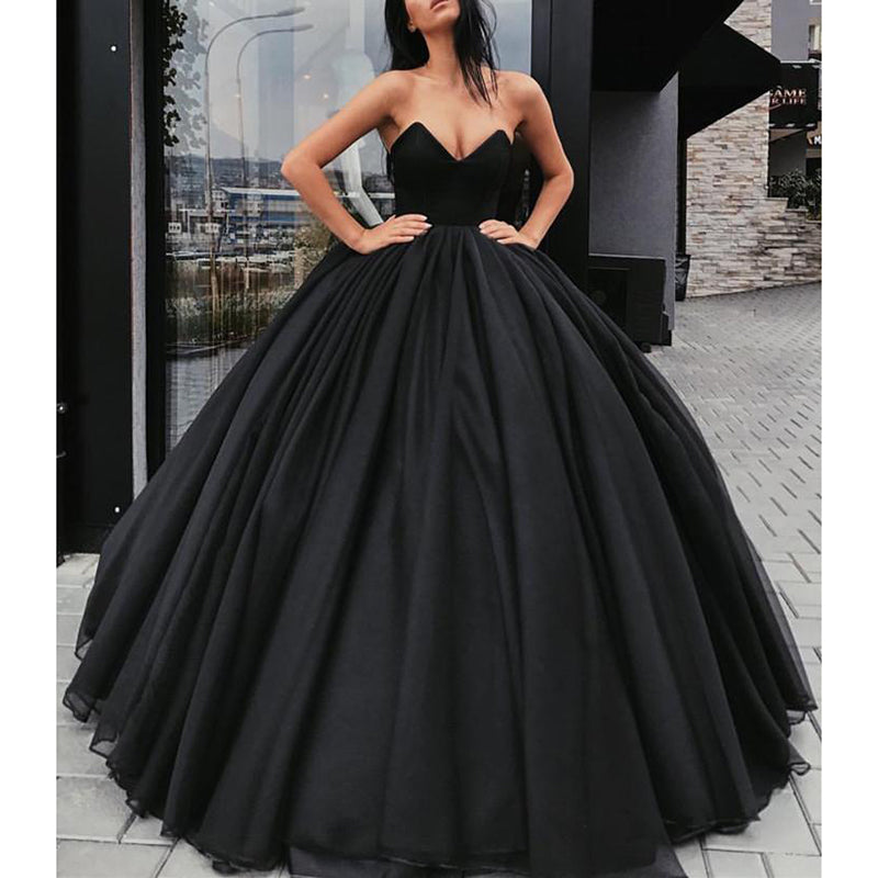 black dress for masquerade ball
