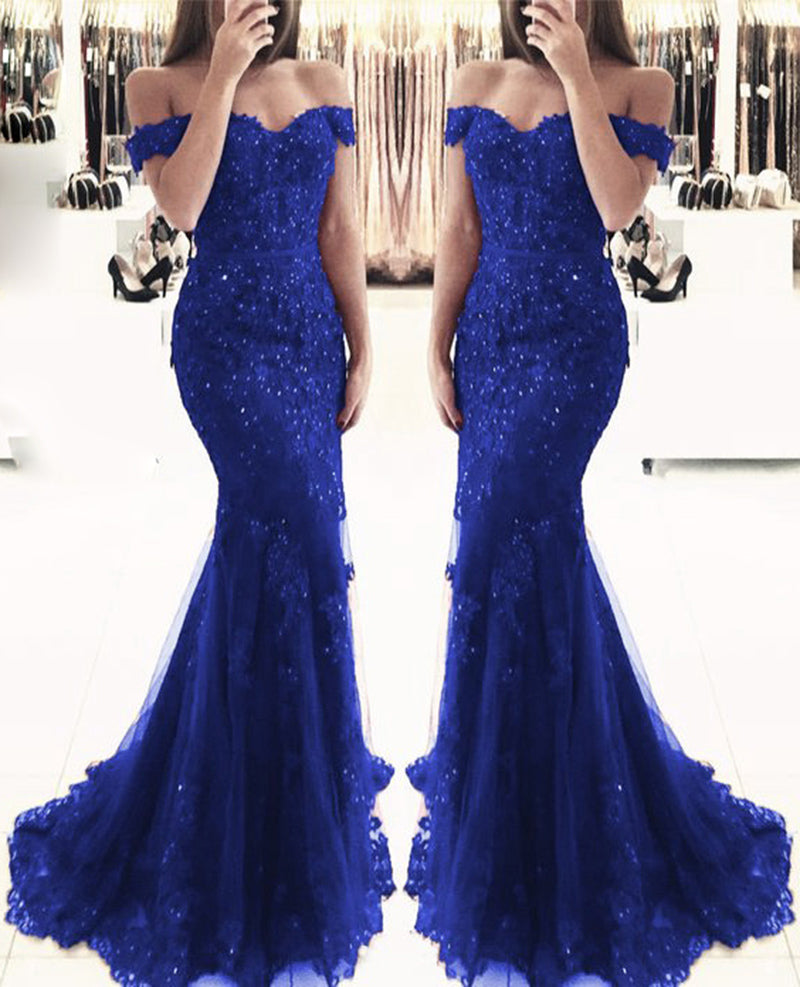 cornflower blue formal dress