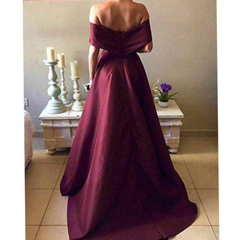 wine evening dresses