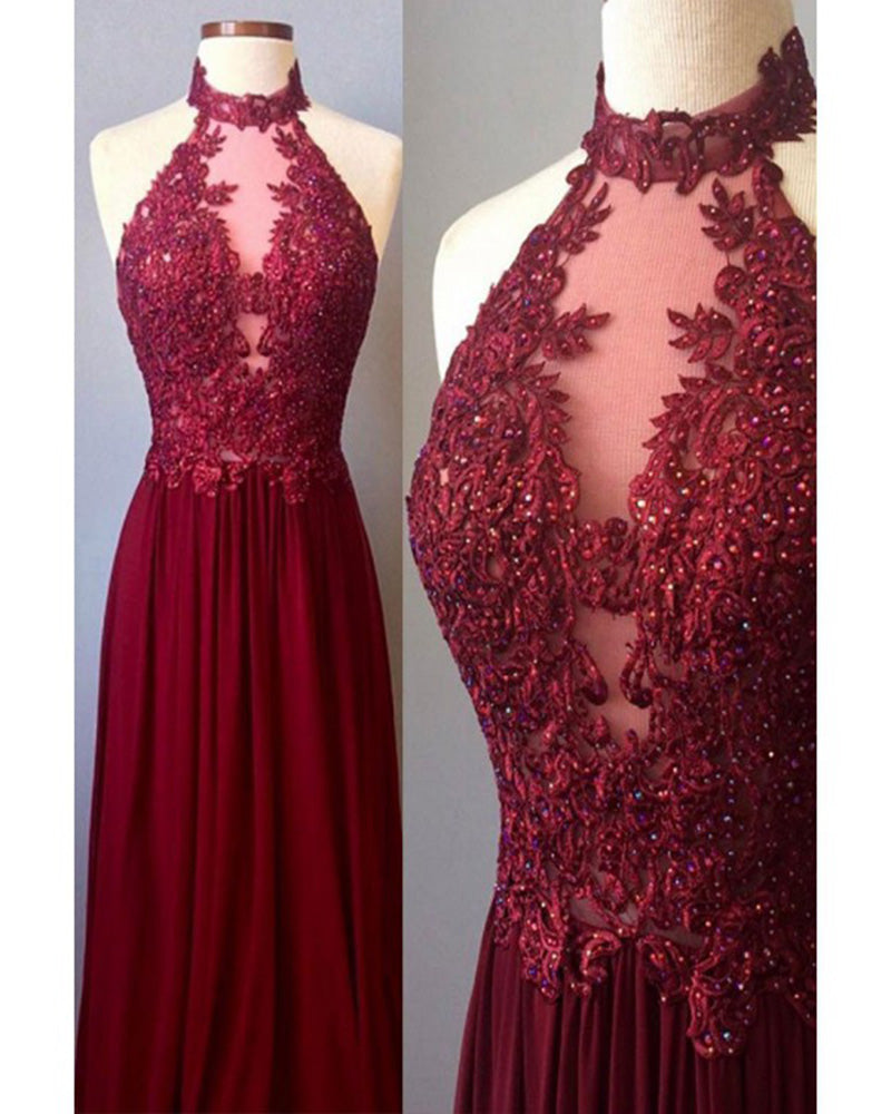 burgundy prom dresses 2019