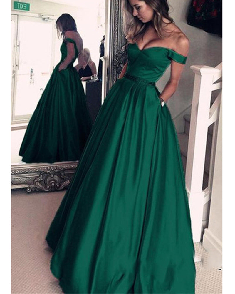 classy green dress