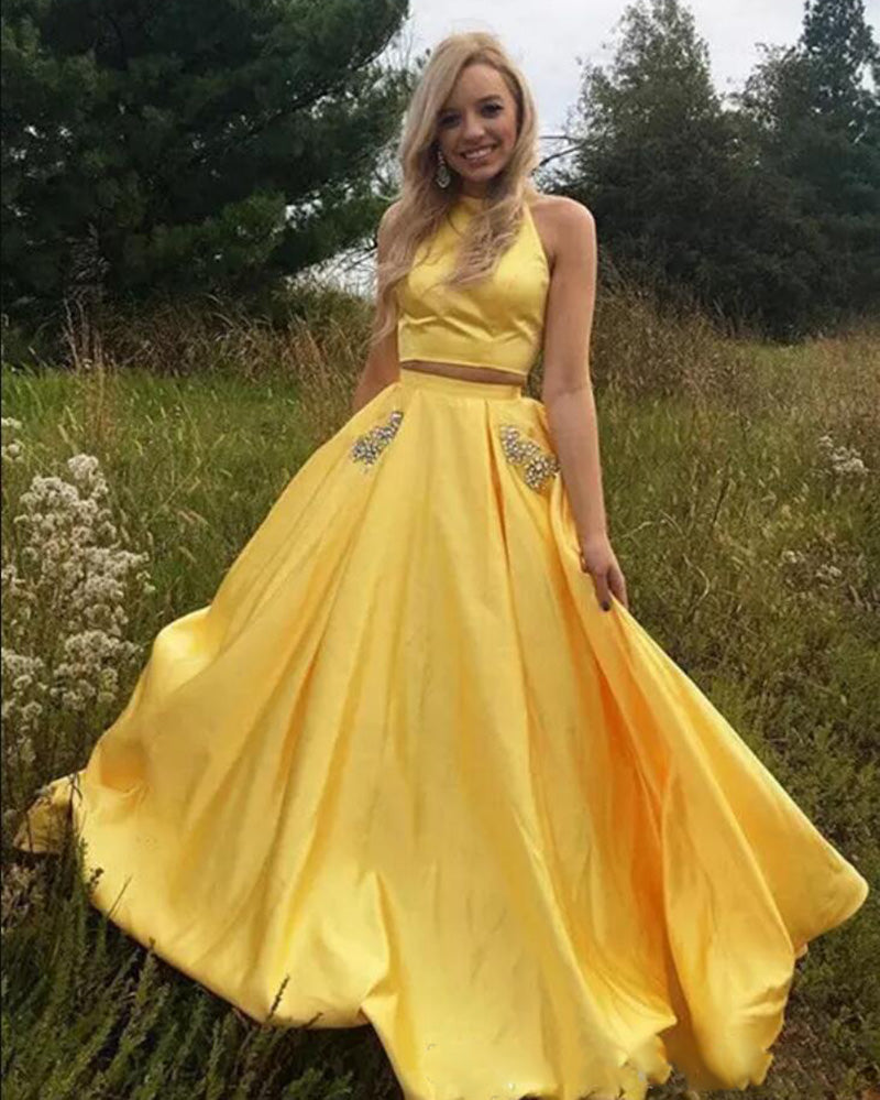 yellow gown for girls