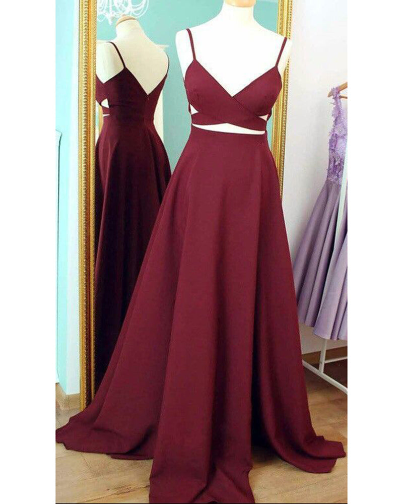 classy burgundy dress