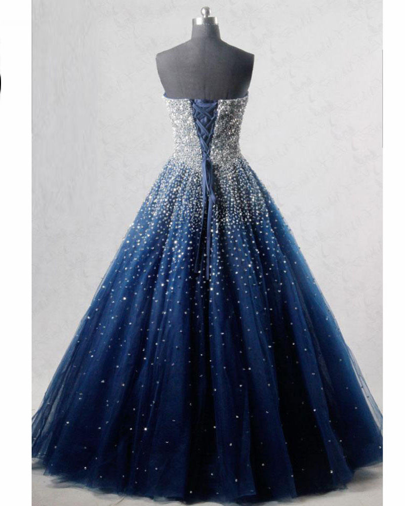 princess blue gown