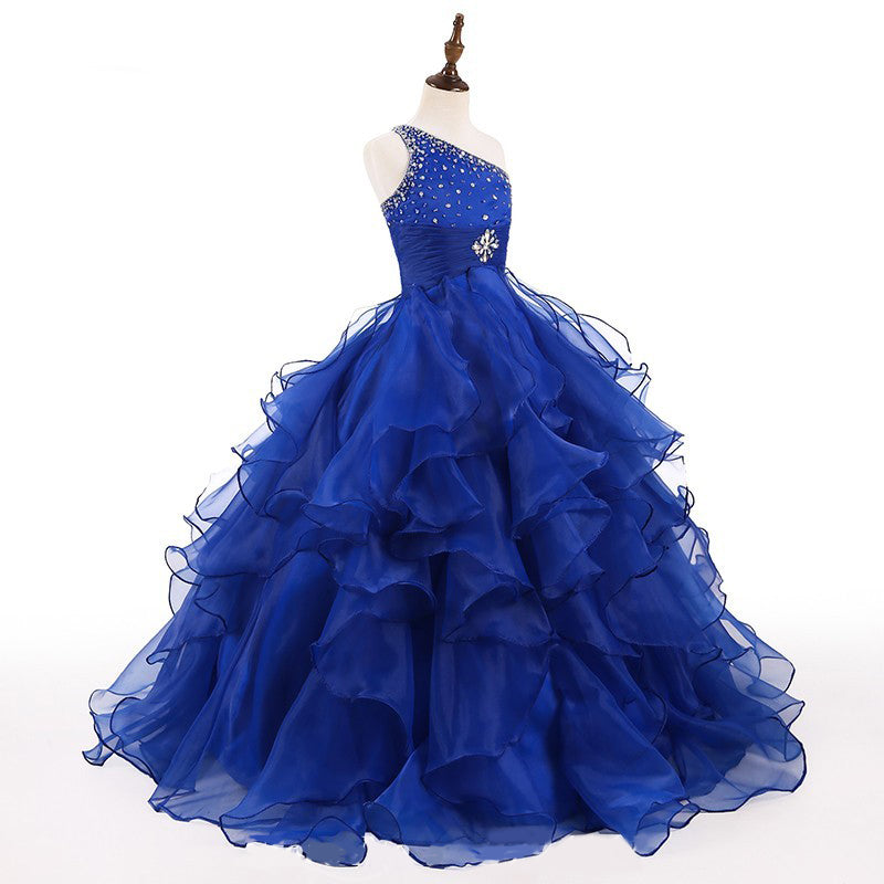 little girl blue formal dresses