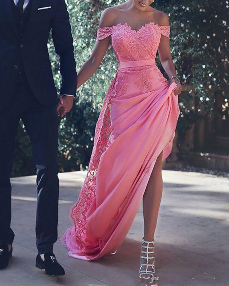 light pink engagement dress
