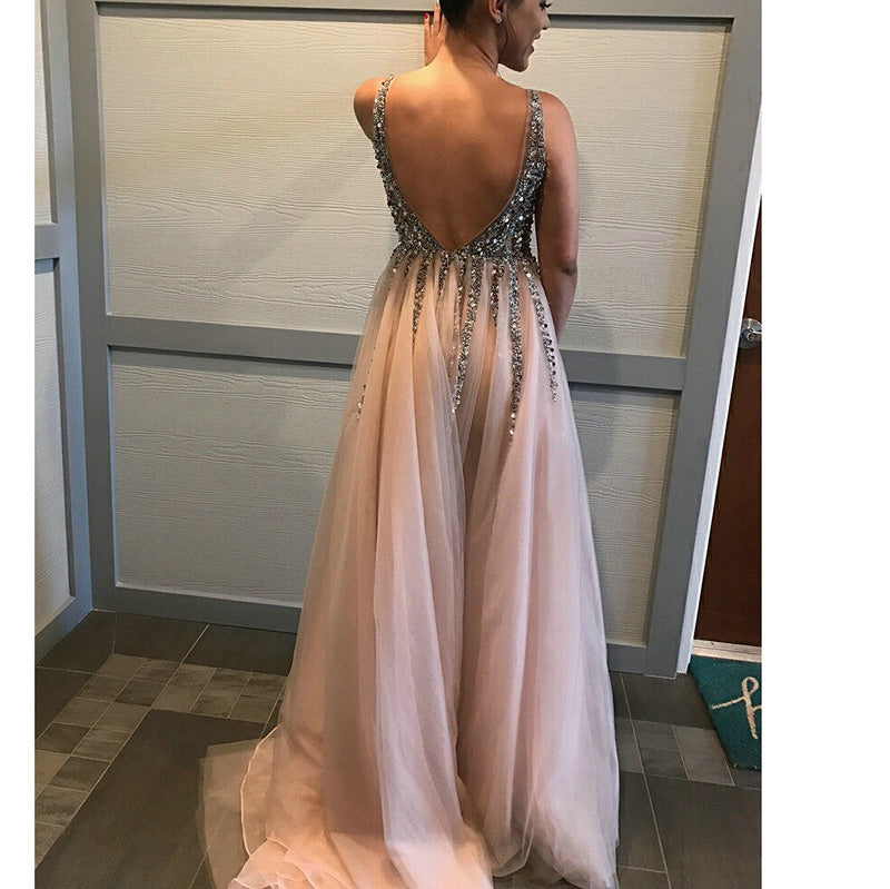 beaded prom dresses 2018