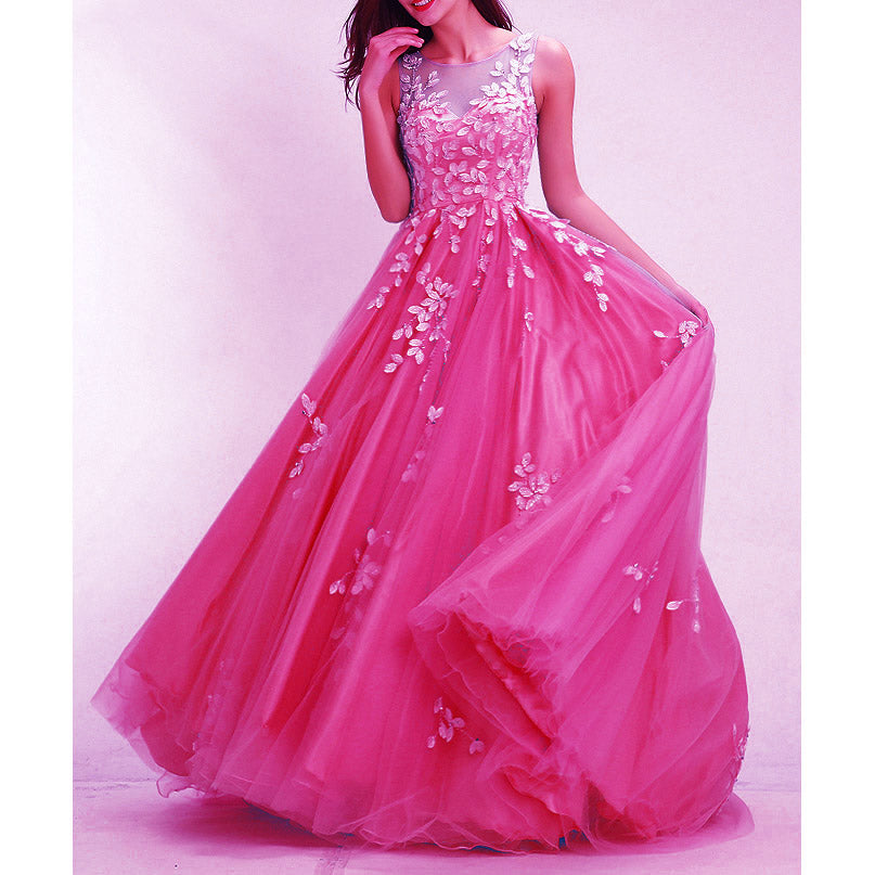 dress long pink