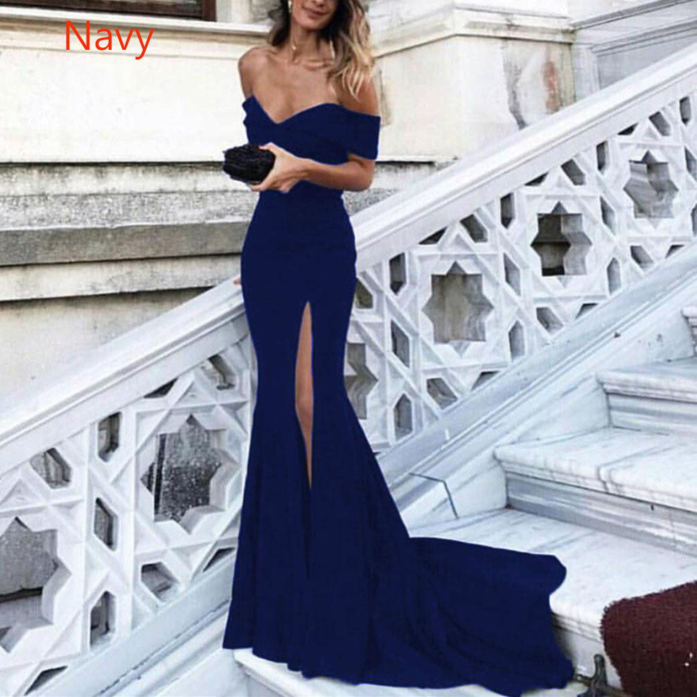 Trendy Sexy Evening dress Long Off the 