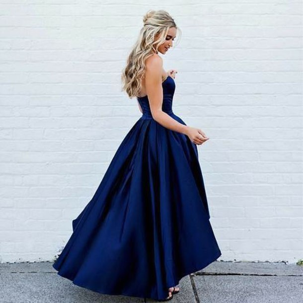 ball gown short front long back