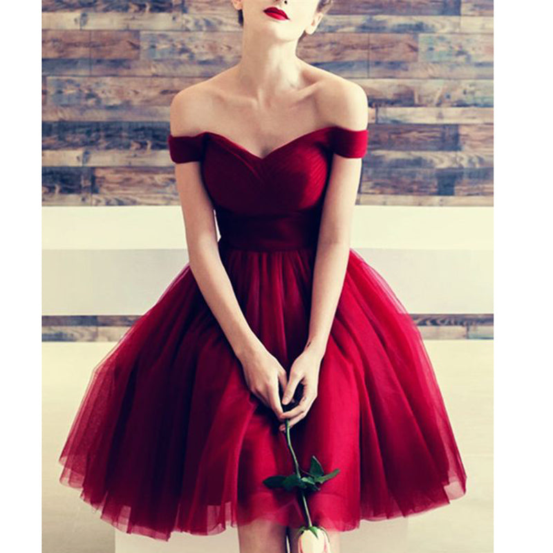 red formal prom dresses