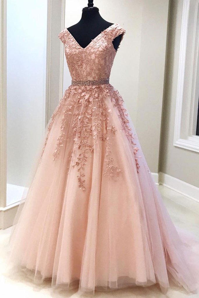 pink special occasion dress