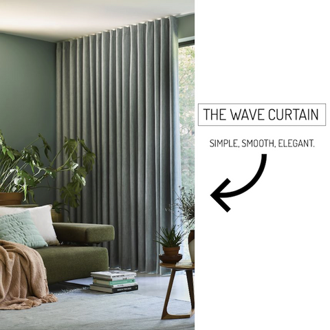 plain wave curtain