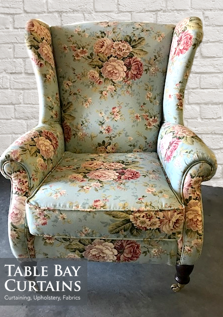 Floral upholstery wingback chair | Cape Town