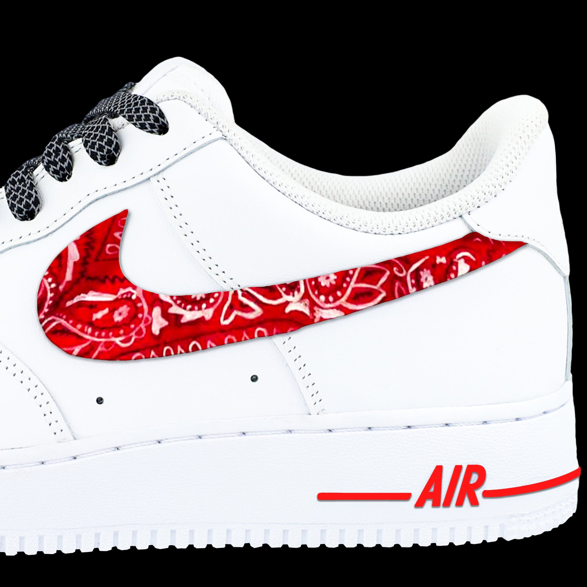 red bandana air force 1s