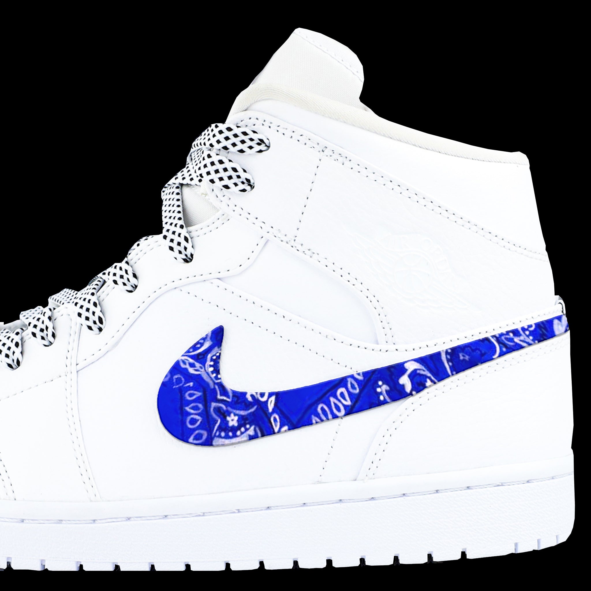 blue bandana jordans