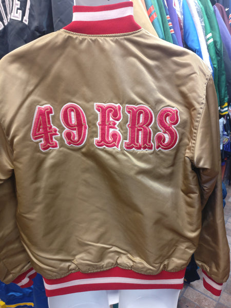 49ers 90s Burgundy Puffy Starter Jacket – Empress Vintage