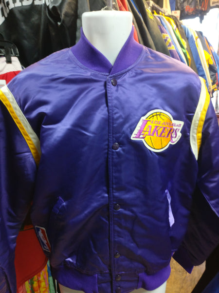 purple lakers starter jacket