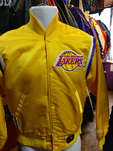 lakers vintage starter jacket