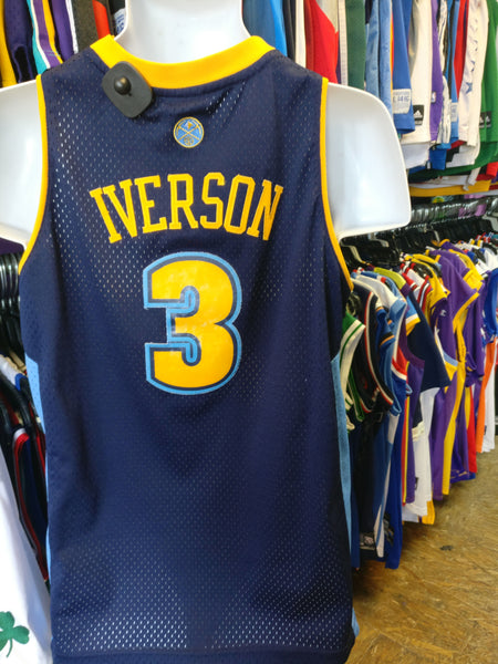 allen iverson throwback nuggets jersey