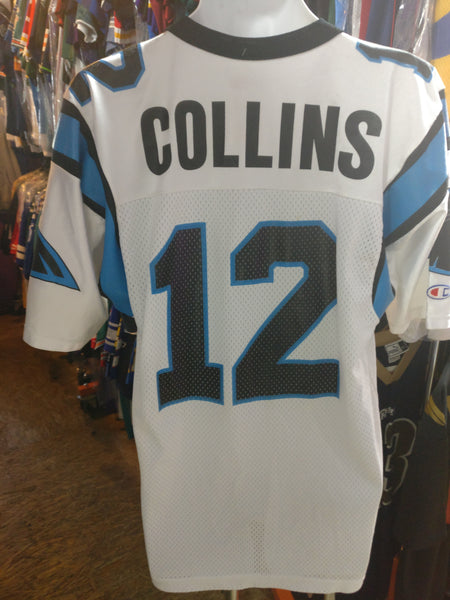 Vintage #12 KERRY COLLINS Carolina Panthers NFL Champion Jersey 40