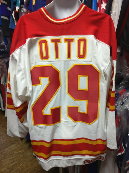Vtg #29 JOEL OTTO Calgary Flames Maska 