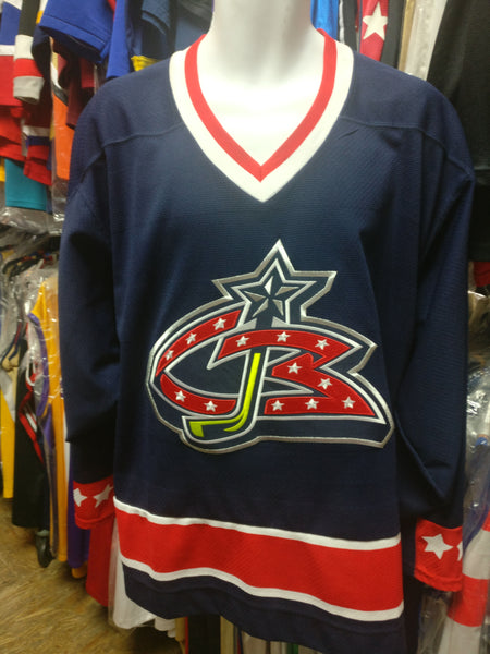 columbus blue jackets throwback jersey