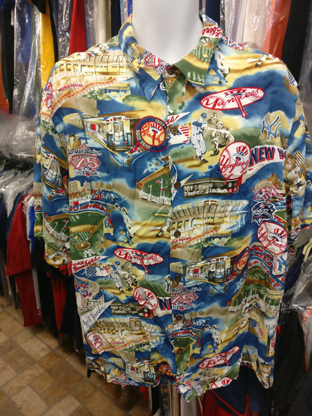 new york yankees hawaiian shirt