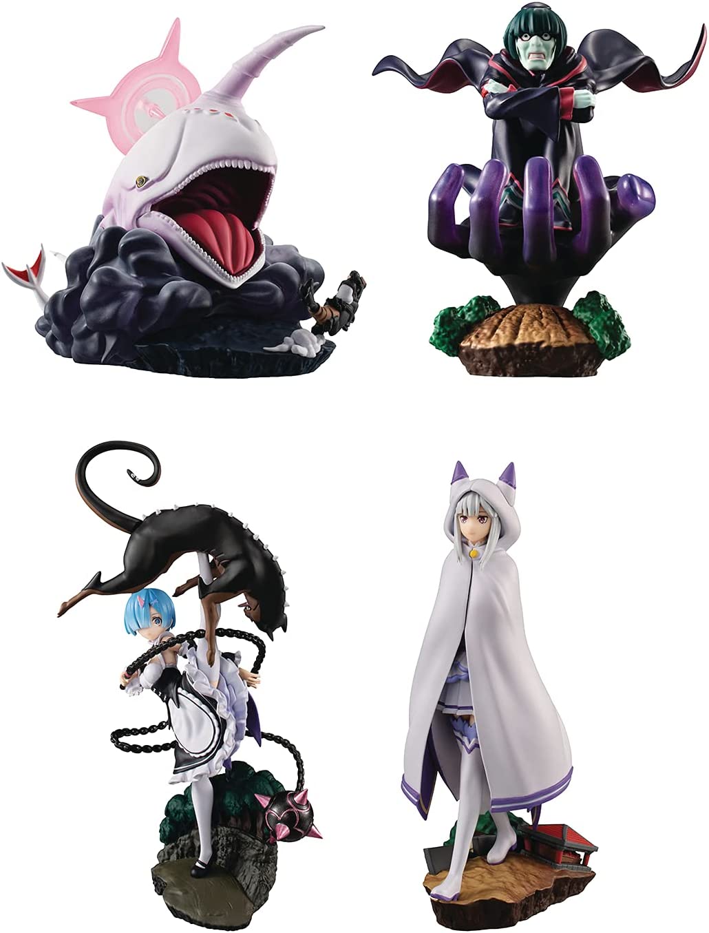 Petitrama Series Re:Zero -Starting Life in Another World- Re:Memory Box  (Set of 4) (PVC Figure) Super Anime Store