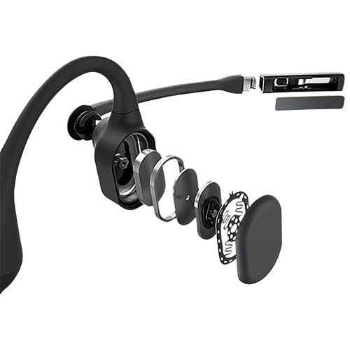 Shokz OpenComm Bone Conduction Wireless Headset - Cosmic Black