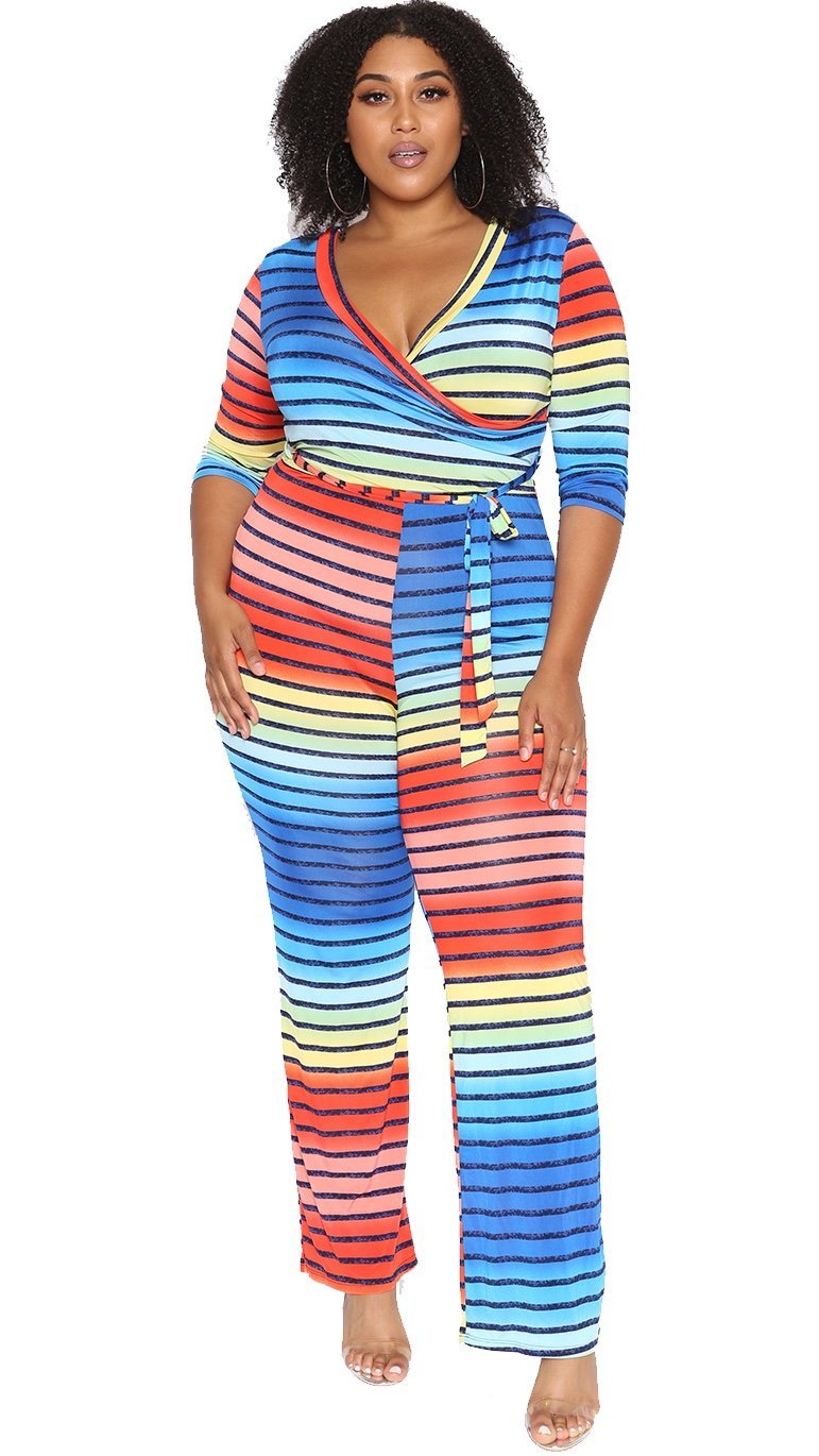 rainbow jumper plus size