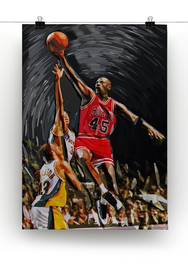 michael jordan canvas painting