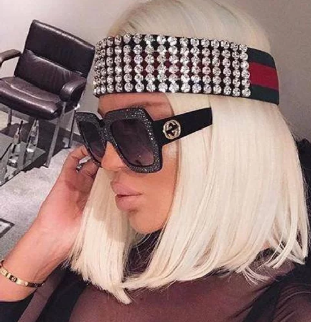 om visuel Sada Diamond Gucci Headband – Kelita's Kloset