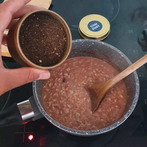 Chai Walli spiced chai, cinnamon and cacao porridge recipe