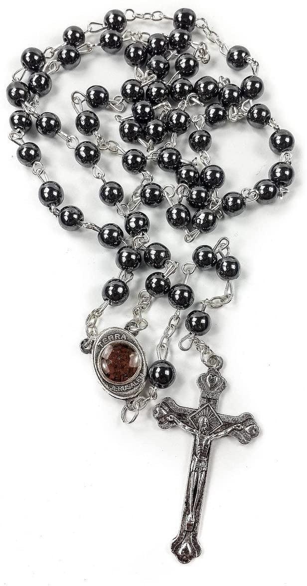 black hematite rosary