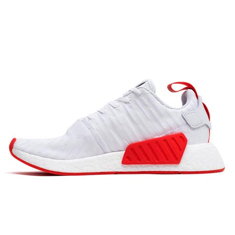 adidas nmd r2 white core red two toned