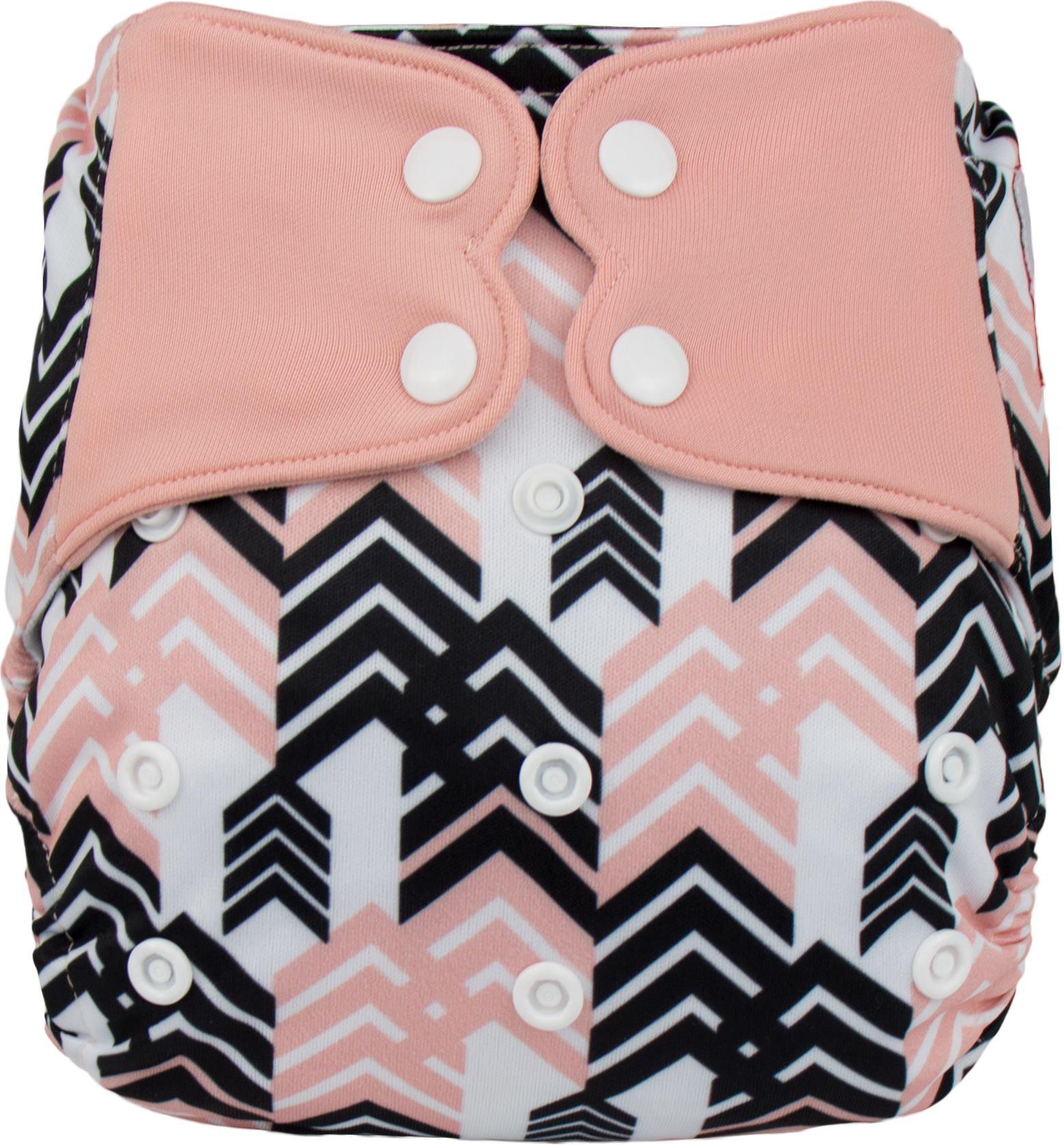 ELF | Couvre-couche (ou couche Tout en Deux) | Black and Pink