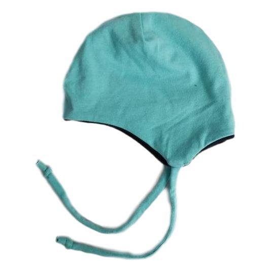 M3 • Tuque à cordons • Bleu aqua (pompon vendu séparément)