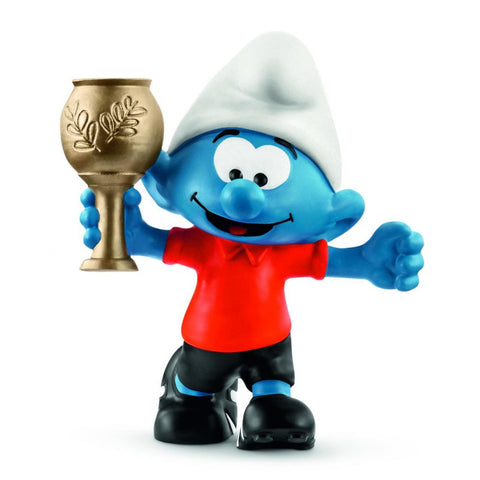20807 Football Smurf with Trophy 2018 Smurfs