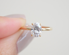 Oval Moissanite