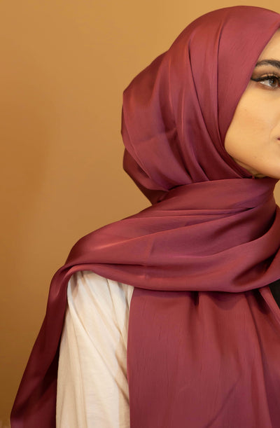 Aaliya Collections Rayon Hijab - Magenta