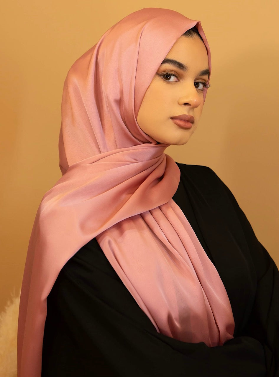 Aaliya Collections Rayon Hijab - Dusty Pink