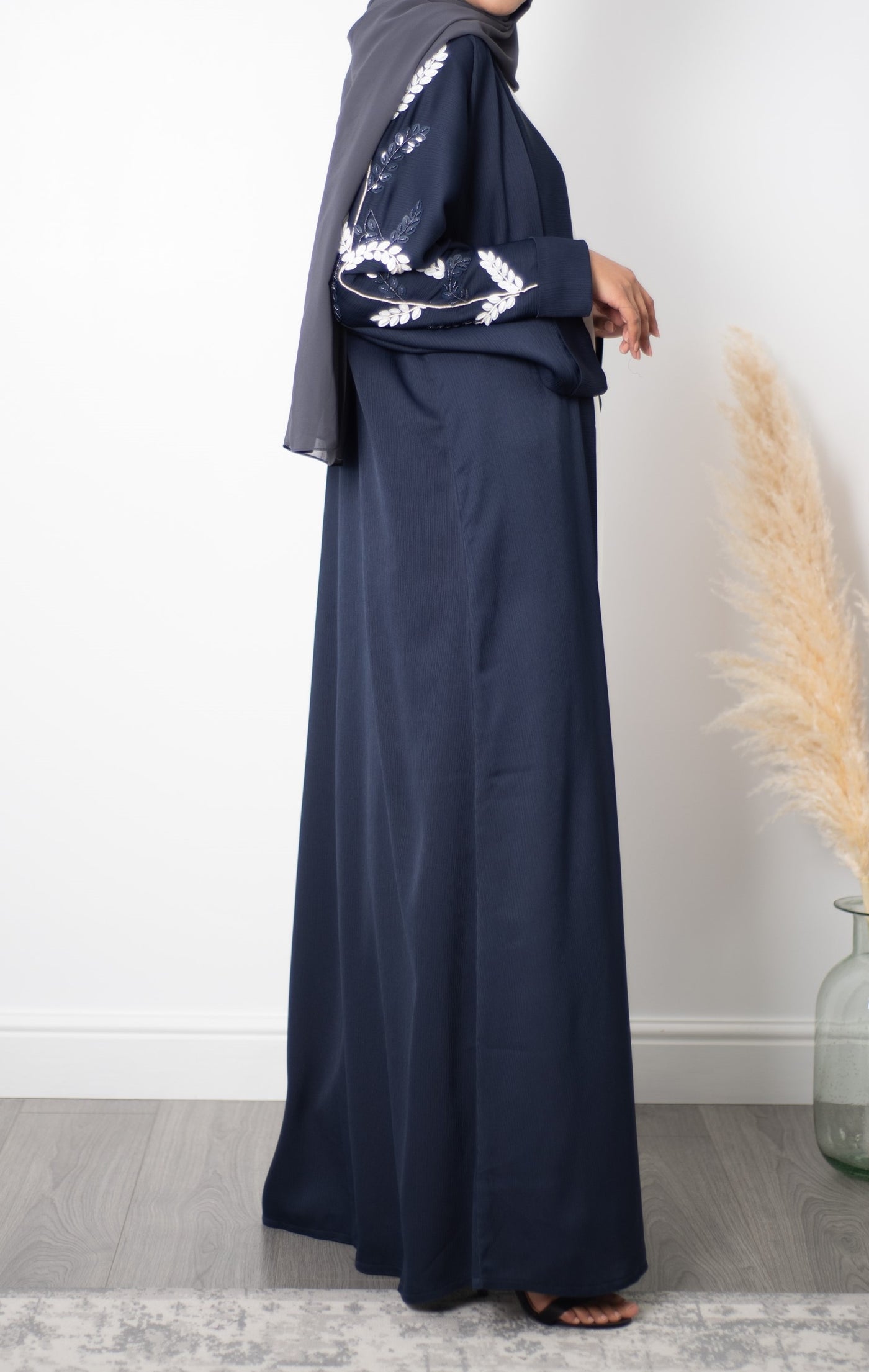 Aaliya Collections Navy Elham Abaya