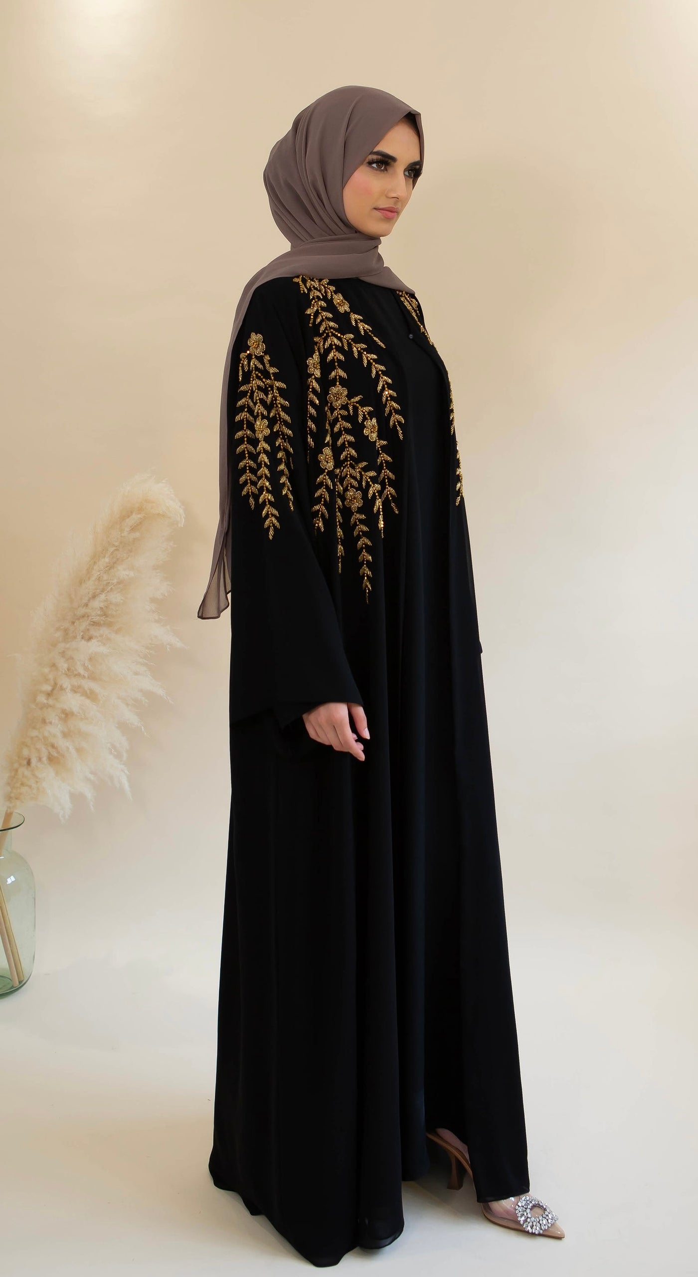 freya embellished abaya 