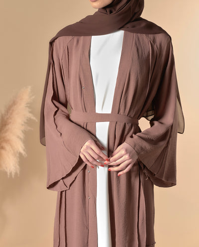 brown abaya