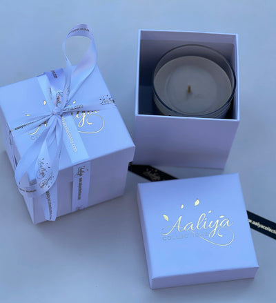 Scented "Eid Mubarak" Candle - Mango & Oud