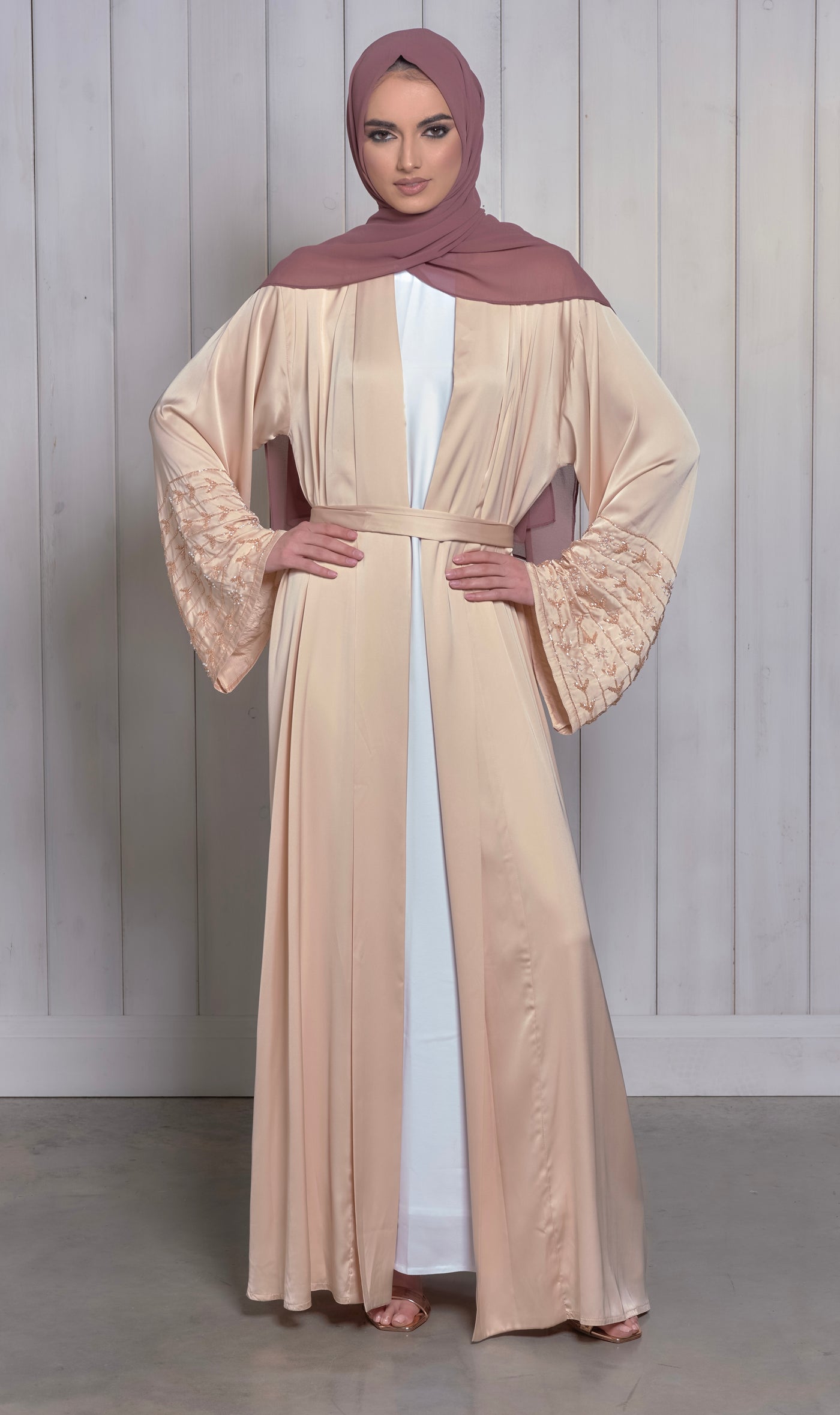 Luna Embellished Sleeve Abaya