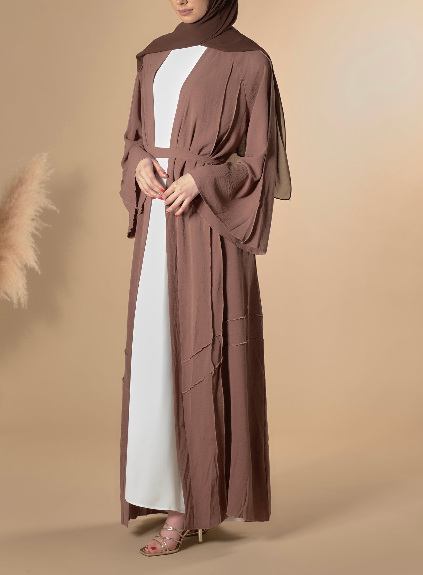 brown abaya